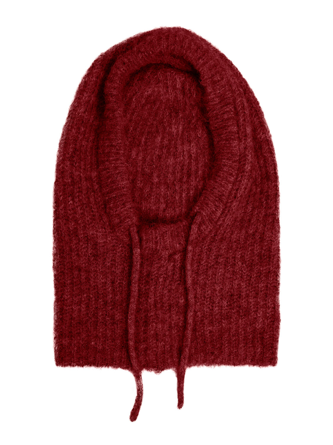 Milu Knit balaclava - Red Dahlia